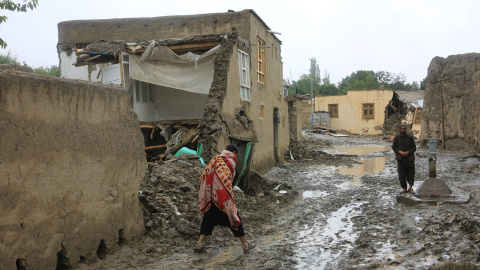 Foto de archivo de los estragos causados por las inundaciones en la provincia de Logar, en Afganistán, en 2022