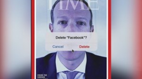 La revista 'Time' sugiere "eliminar" Facebook y levanta la polémica con su nueva portada