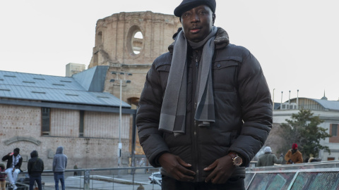 El secretario general de la Asociación de Inmigrantes Senegaleses en España, Ndiawar Seck, en Madrid.