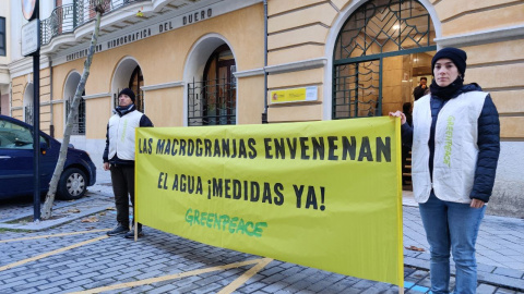 19/01/2024 - protesta Greenpeace Duero