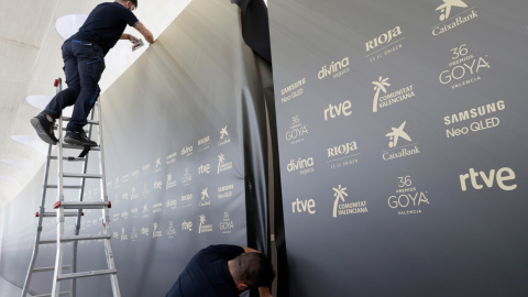 València ultima todos los detalles para acoger este sábado la gala de los Premios Goya en el Palau de Les Arts.