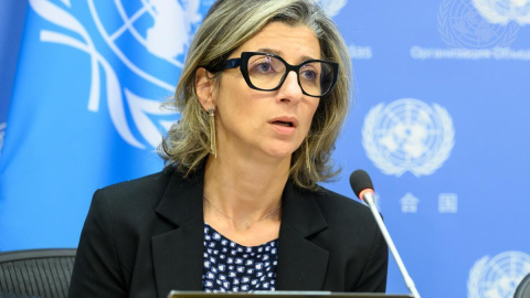 Francisca Albanese, relatora de la ONU sobre Palestina