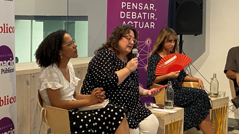 Los ponentes durante la jornada  La meritocracia a debate: ¿un principio conservador o progresista?, en la Sala Ecooo