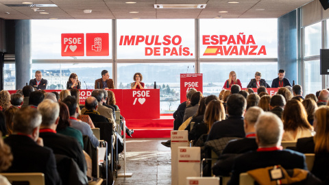 Imagen del Comité Federal del PSOE celebrado en A Coruña en el marco de la Convención Política del partido.