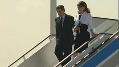 Sarkozy y Carla Bruni ya están en España