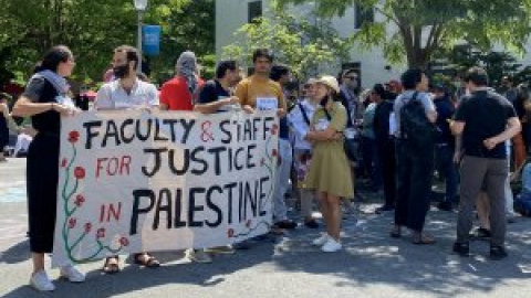 La Policía desaloja una protesta propalestina en la Universidad del Sur de California