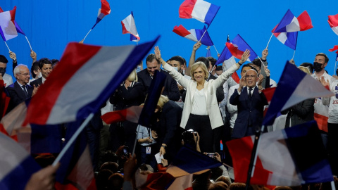 21/02/2022. Valerie Pecresse, candidata a la presidencia, durante  la campaña electoral.