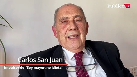 Entrevista a Carlos San Juan, impulsor de 'Soy mayor, no idiota'