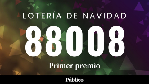 El 88008, el Gordo de la Lotería de Navidad 2023.