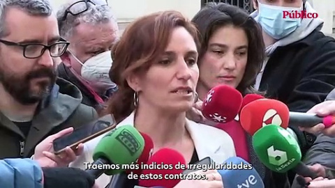 VÍDEO | Más Madrid amplía la denuncia contra Ayuso aportando más contratos con su hermano y sobrecostes en el Zendal