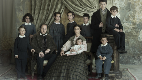 09/01/24 - Una imagen de la familia Mortara en esta ficción (Vértigo Films)