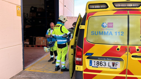 Ambulancia y equipo médico del Summa 112.