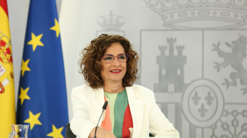 La ministra Portavoz y de Hacienda, María Jesús Montero, comparece en rueda de prensa posterior al Consejo de Ministros