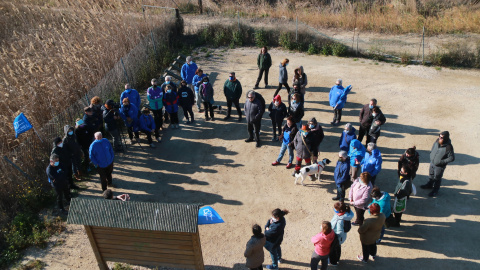 L'activitat impulsada per SEO BirdLife, PICampall i la Plataforma en Defensa de l'Ebre ha reunit una quarantena de persones.