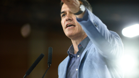 Pedro Sánchez en un acto del PSC