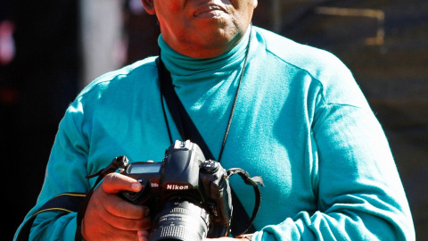 02/01/24 - Peter Magubane en una foto de archivo de 2011, en Johannesburgo, Sudáfrica.