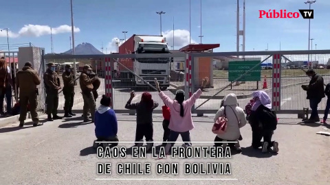 Caos en la frontera entre Chile y Bolivia