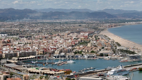 El Puerto de Valencia mientras acogía la Copa América en 2007 | EFE