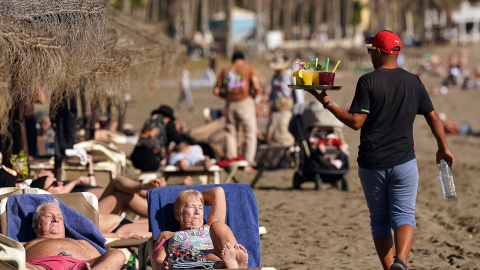 Imagen de archivo de una playa en Málaga.