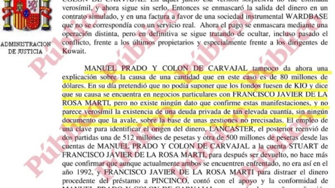 Página 95 de la sentencia de la Audiencia Nacional sobre el caso KIO (Piezas Prima Inmobiliaria-Oakthorn-Pincinco-Quail-Acie), del 23 de junio de 2006.