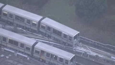 Un tren descarrila por el terremoto en Japón de 5,9 grados de magnitud