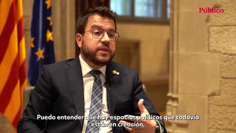 Pere Aragonès, sobre los liderazgos de JxCat