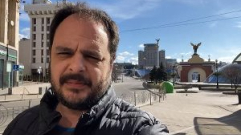 Alberto Sicilia, enviado especial a Kiev: "El combate está llegando a las calles de la ciudad y esta noche se escuchaban tiros de manera continuada"