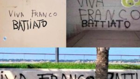 Viva Franco (Battiato): los italianos descubren el "bellissimo" troleo antifascista a los grafitis franquistas de España