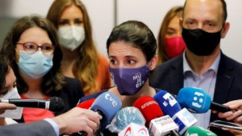 Irene Montero: "No hemos llegado a tiempo para esas mujeres que han sido asesinadas"