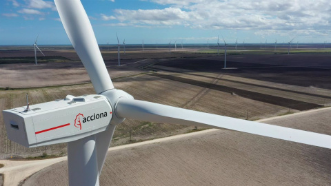 Parque eólico de Acciona en Texas (EEUU).