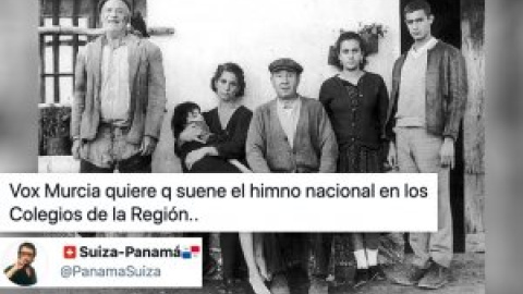 Vox pide poner el himno en los colegios de Murcia cada mañana y los tuiteros alucinan: "De ahí a rezar el Padrenuestro van dos recreos"