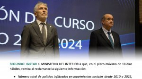 Interior ignora al Consejo de Transparencia y oculta cuántos policías ha infiltrado en movimientos sociales