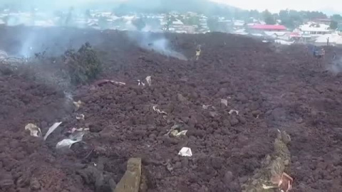 Evacuan a miles de personas en la República Democrática del Congo ante el riesgo de una nueva erupción del Nyiragongo