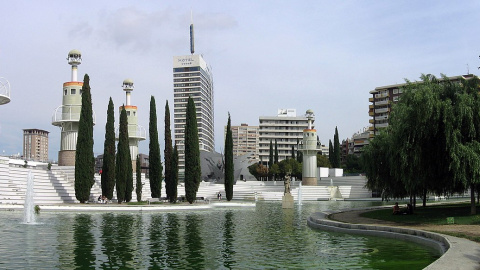 Parc de l'Espanya Industrial de Barcelona.