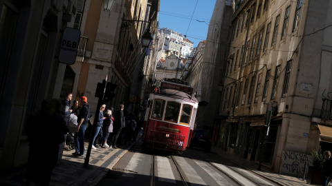 Imagen de una calle de Lisboa.