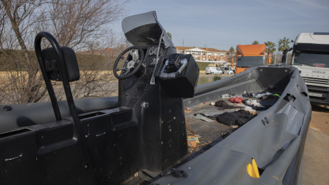 Narcolancha intervenida por la Guardia Civil