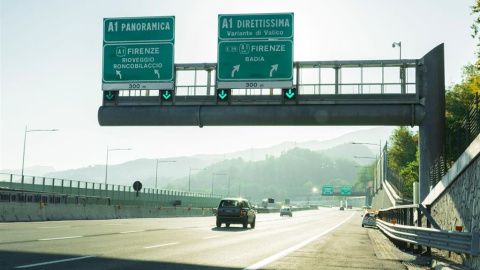 Una de las autopistas que Atlantia controla en Italia a través de su filial Autostrade. E.P.