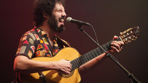 El Kanka en el seu concert a la sala Barts.