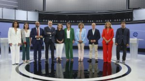 Izquierdas y derechas chocan en política migratoria y gasto militar en el debate decisivo de las europeas