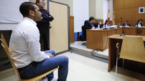 El exfutbolista Dani Alves en la Audiencia de Barcelona, a 5 de febrero de 2024.