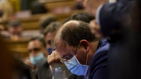 15/02/2022 El diputado Alberto Casero en una sesión plenaria en el Congreso de los Diputados