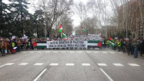 Miles de personas se manifiestan en Madrid en solidaridad con Palestina y contra el "genocidio" israelí