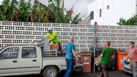 Evacuación de diversas zonas de Los Llanos de Aridane.