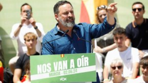 Abascal y su discurso de odio aterrizan en Murcia: "Más muros y menos moros"