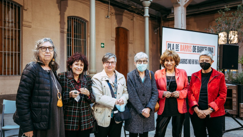 Foto de grupo de antiguas presas y activistas catalanas. - Carolina Sánchez Garcés