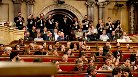 Diversos pagesos i ramaders aplaudeixen la intervenció de Revolta Pagesa al ple monogràfic sobre pagesia al Parlament