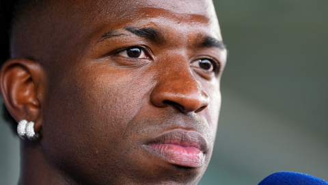 10/06/2024 Vinicius Junior durante el Media Day del Real Madrid, a 27 de mayo de 2024.