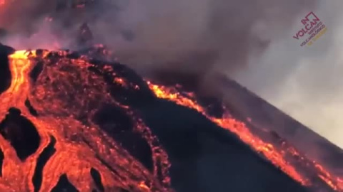 Así ha cambiado la morfología del cono en las últimas horas