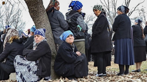 Mujeres del valle de Nahla, último reducto enteramente asirio de Irak, donde se refugiaron los supervivientes del Año de la Espada procedentes de Hakari. Foto por Ferran Barber