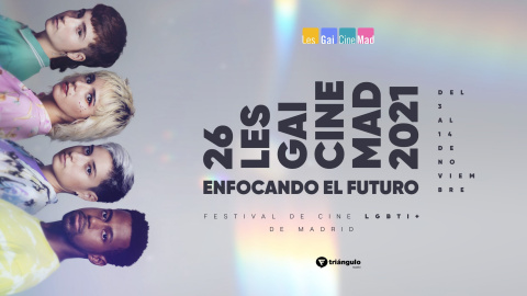 Cartel del Festival Internacional de Cine LGBTI+ de Madrid.